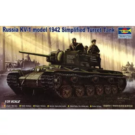 Trumpeter 1:35 Russischer Panzer KV-1, 1942 Einfacher Turm