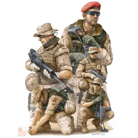 Trumpeter 1:35 Modern German ISAF Soldiers in Afghanist