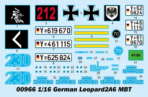Trumpeter 1:16 German Leopard 2A6 MBT