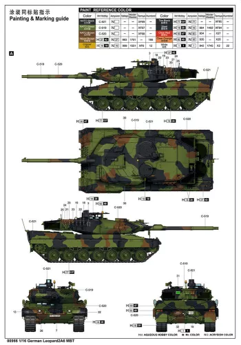 Trumpeter 1:16 German Leopard 2A6 MBT