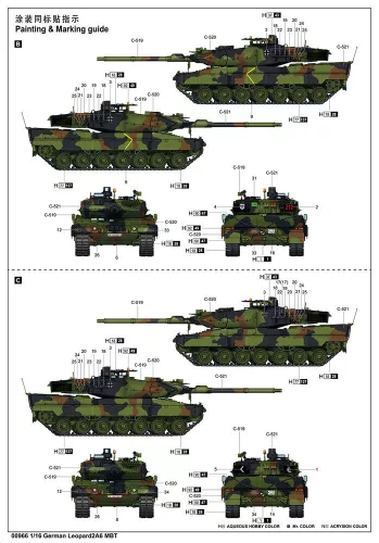 Trumpeter 1:16 German Leopard 2A6 MBT