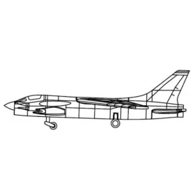 Trumpeter 1:700 F-8 Crusader