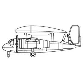 Trumpeter 1:700 E-1B Tracer
