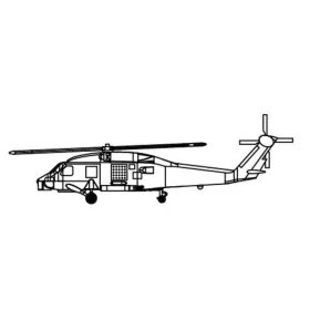 Trumpeter 1:200 SH-60B Seahawk