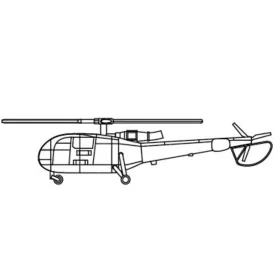 Trumpeter 1:350 Alouette Helicopter