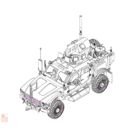 Trumpeter 1:72 US M1240 M-ATV MRAP
