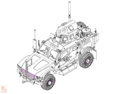 Trumpeter 1:72 US M1240 M-ATV MRAP