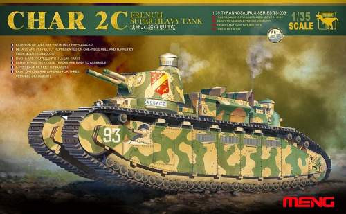 Meng Model 1:35 - French Super Heavy Tank Char 2C - MMTS-009