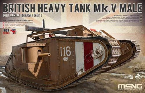 Meng Model 1:35 British Heavy Tank Mk. V Male