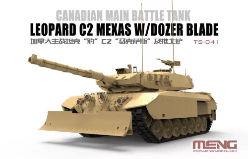 MENG-Model 1:35 Canadian Main Battle Tank Leopard C2 MEXAS w/Dozer Blade