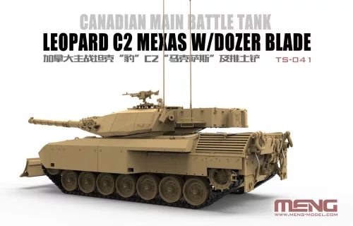 MENG-Model 1:35 Canadian Main Battle Tank Leopard C2 MEXAS w/Dozer Blade