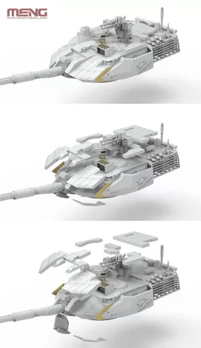 MENG-Model 1:35 PLA ZTQ15 Light Tank w/Add-On Armor