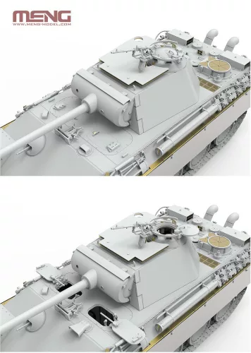 MENG-Model 1:35 German Medium Tank Sd.Kfz.171 Panther Ausf.G Early/Ausf.G w. Air Defense Armor