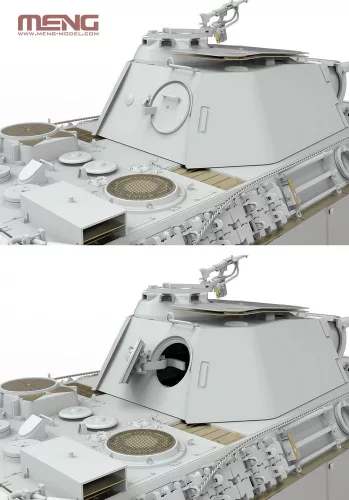 MENG-Model 1:35 German Medium Tank Sd.Kfz.171 Panther Ausf.G Early/Ausf.G w. Air Defense Armor