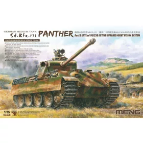   MENG-Model 1:35 German Medium Tank Sd.Kfz.171 Panther AusG Late w/FG1250Active InfrarNightVisiS