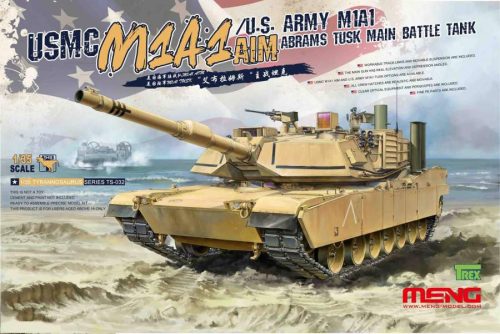 Meng Model 1:35 USMC M1A1 AIM/U.S.Army M1A1 Abrams TUSK
