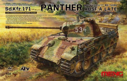 Meng Model 1:35 German Medium Tank Sd.Kfz.171 Panther Ausf.A Late