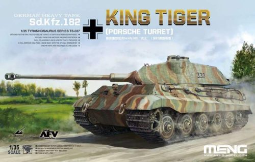 Meng Model 1:35 German Heavy Tank Sd.Kfz.182 King Tiger (Porsche Turret)