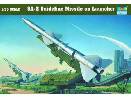 Trumpeter 1:35 SA-2 Guideline missile on launcher