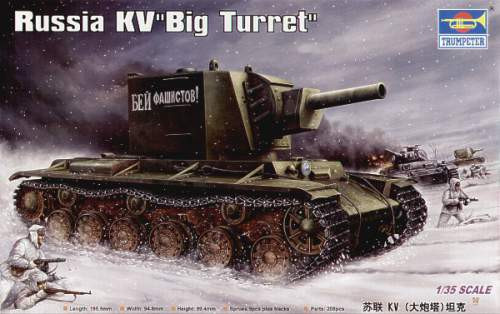 Trumpeter 1:35 Russian KV-2C 'Big Turret' with sloping turret front Soviet 