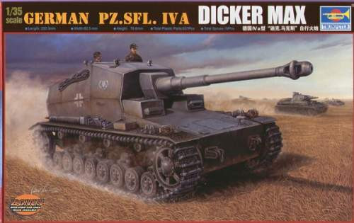 Trumpeter 1:35 German Pz.Sfl. IVa “Dicker Max” 00348 harcjármű makett