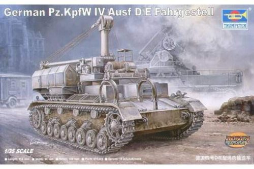 Trumpeter 1:35 German Pz.Kpfw IV Ausf D/E Fahrgestell harcjármű makett