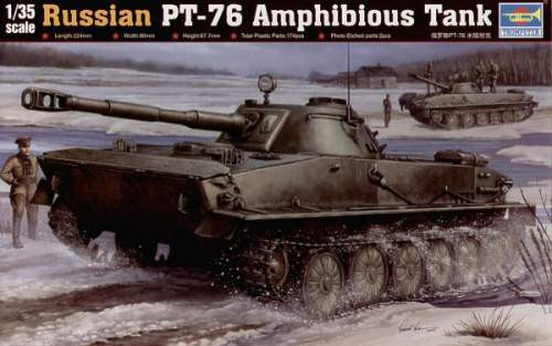 Trumpeter 1:35 Russian PT-76 Light Amphibious Tank