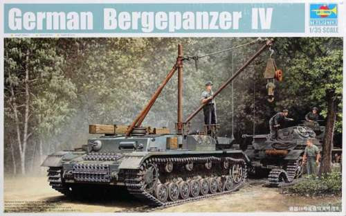 Trumpeter 1:35 German Bergepanzer IV 00389 harcjármű makett