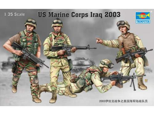 Trumpeter 1:35 US Marine Corps Iraq 2003 00407 figura makett