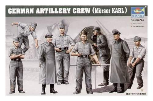 Trumpeter 1:35 German Artillery Crew (Mörser Karl) 00409 figura makett