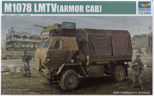 Trumpeter 1:35 M1078 (LMTV) Light Medium Tactical Vehicle with Armoured Cab