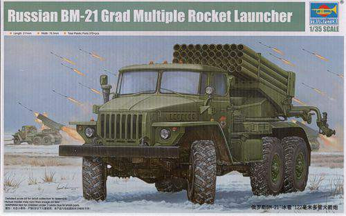 Trumpeter 1:35 - BM-21 Hail MRL (Multiple Rocket Launcher)  - early