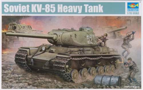 Trumpeter 1:35 Soviet KV-85 Heavy Tank 01569 harcjármű makett