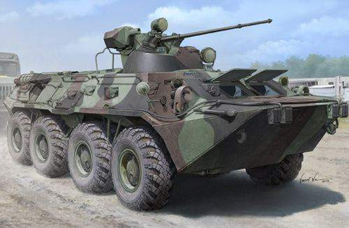 Trumpeter 1:35 Russian BTR-80A APC (magyar jelzésekkel)