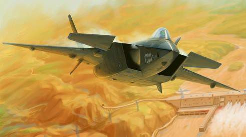 Trumpeter - 1:72 Chinese J-20 Mighty Dragon (Prototype No.2011)