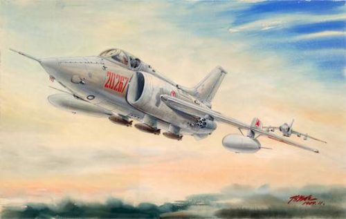 Trumpeter 1:72 Nanchang Q-5C repülő makett