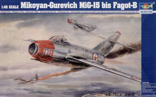Trumpeter 1:48 MiG-15 bis Fagot-B repülő makett
