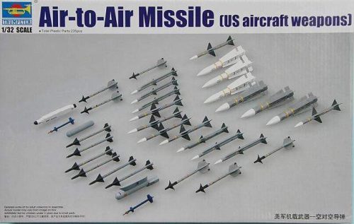 Trumpeter 1:32 US aircraft weapon-Air-to-Air Missile