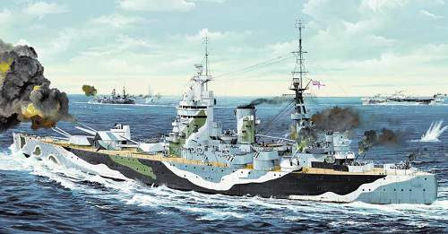 Trumpeter 1:200 HMS Rodney
