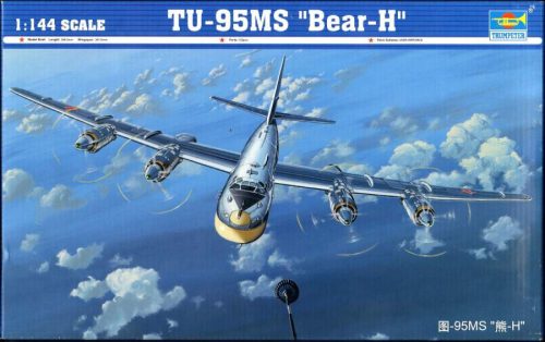Trumpeter 1:144 TU-95MS”Bear-H” repülő makett