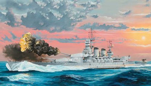 Trumpeter 1:350 Italian Navy Battleship RN Littorio hajó makett