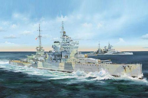 Trumpeter 1:350 Battleship HMS Queen Elizabeth hajó makett