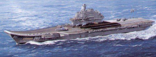 Trumpeter 1:350 USSR Admiral Kuznetsov hajó makett