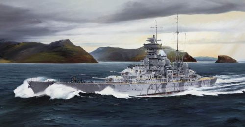 Trumpeter 1:700 German cruiser Prinz Eugen 1942
