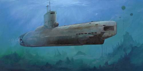 Trumpeter 1:144 German Type XXIII U-Boat 05908 tengeralattjáró makett