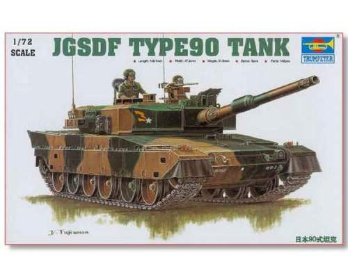 Trumpeter 1:72 JGSDF Type 90 07219 harckocsi makett