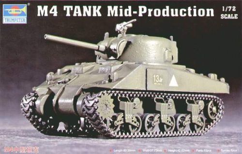 Trumpeter 1:72 M4 (Mid) Tank