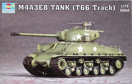 Trumpeter 1:72 M4A3E8 Tank (T66 Track)