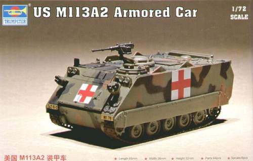 Trumpeter 1:72 US M113A2 Armored Car 07239 harcjármű makett