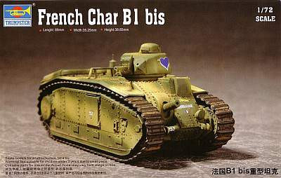 Trumpeter 1:72 French Char B1Heavy Tank